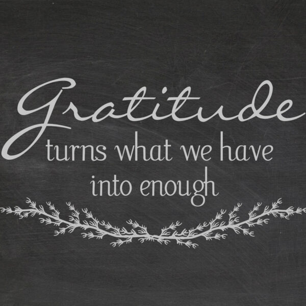 Gratitude - The Latest Buzzword!